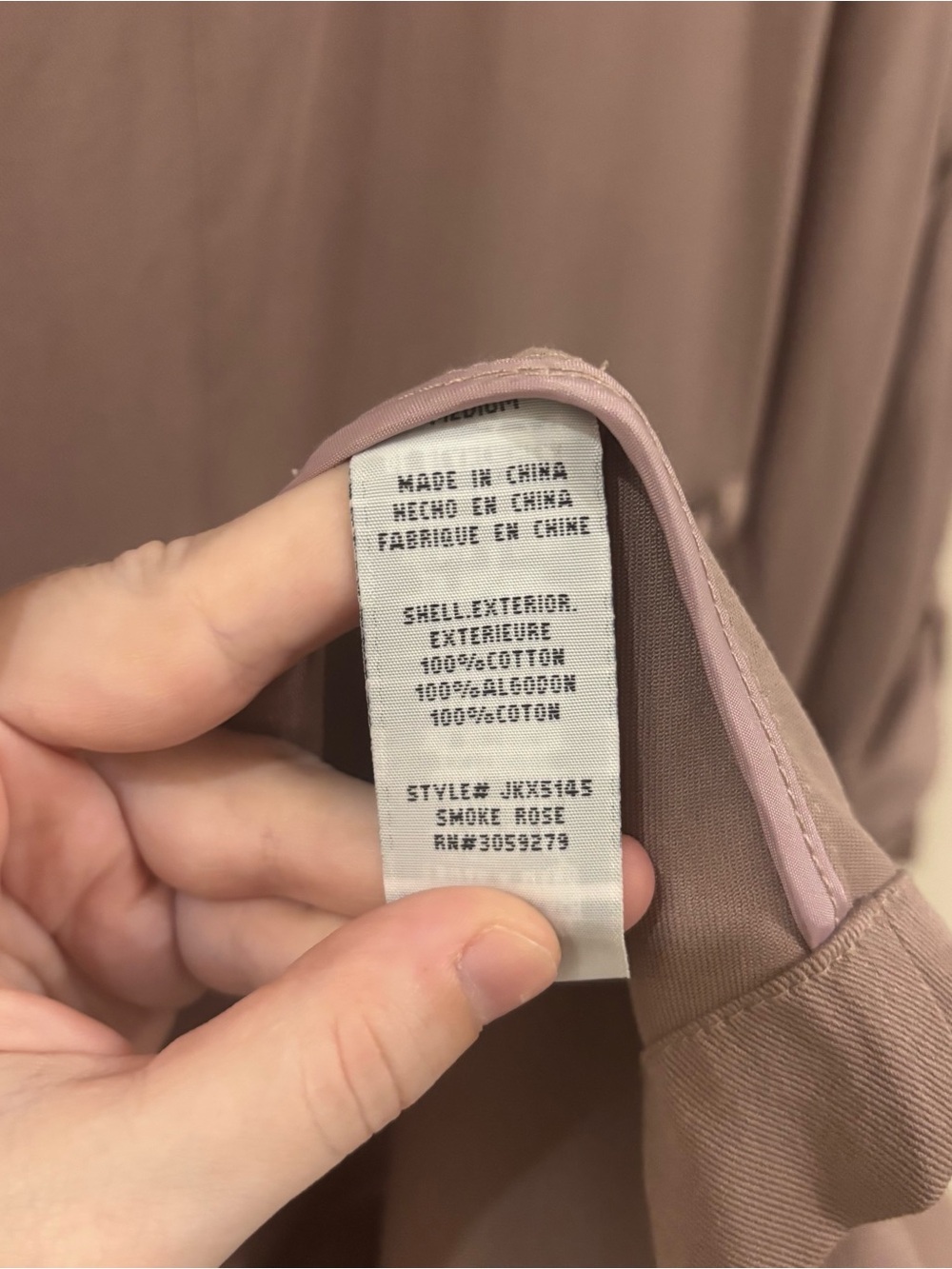 Thread & Supply Emrata Jacket Cardigan in Smoke Rose 100% cotton MSRP 102 - Picture 7 of 8